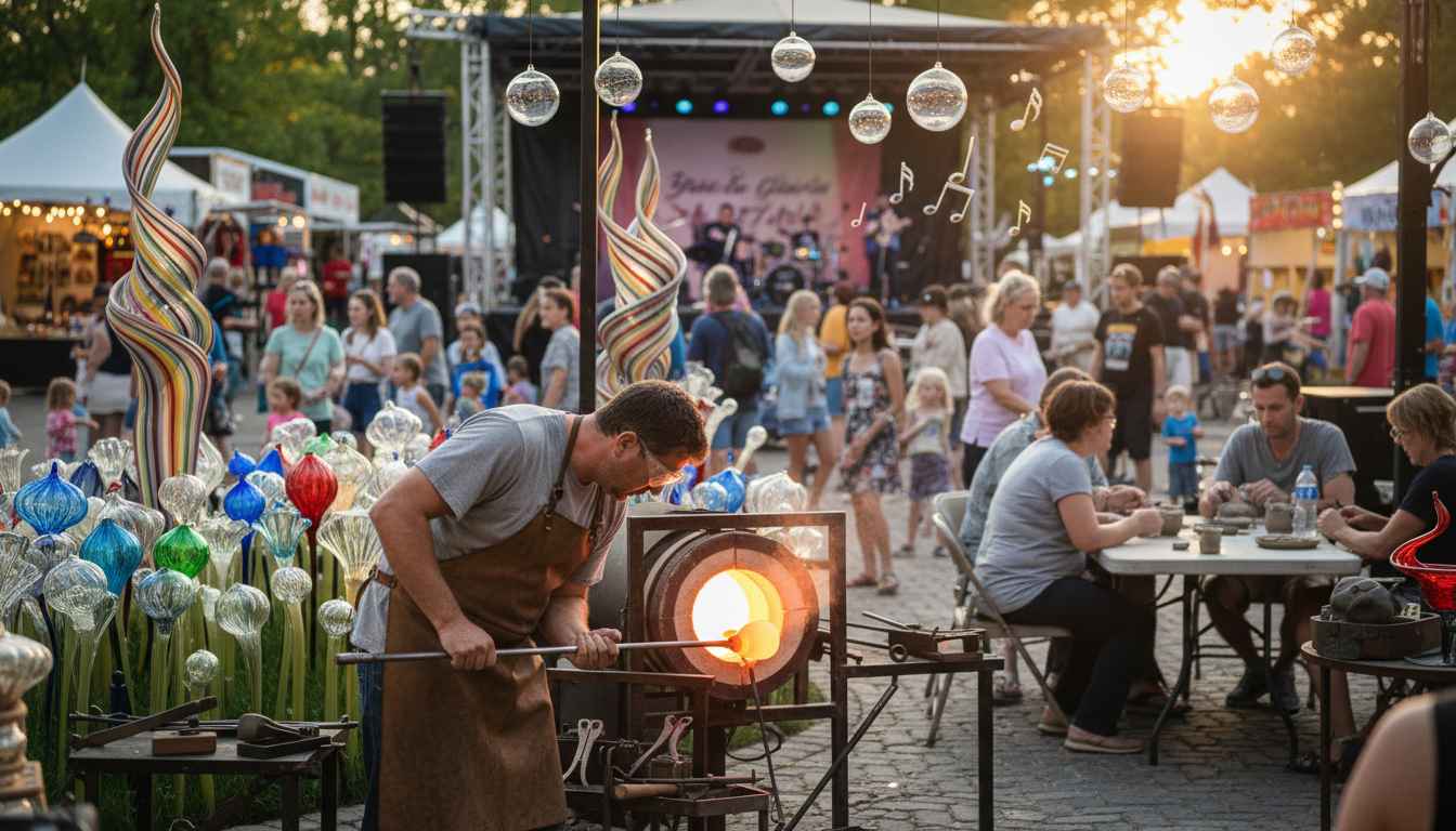 mt pleasant glass festival entertainment